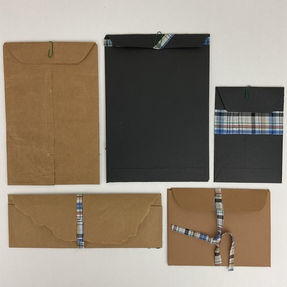 6 handmade anthropomorphic dog & cat note cards set + envelopes - Picture 3 of 7